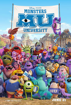 Monsters University 2013 Poster