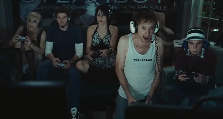 Stay Alive 2006 Movie Scene A bunch of teenagers playing a deadly video game Stay Alive