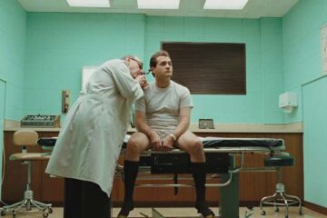 A Serious Man 2009 Movie Scene Michael Stuhlbarg as Larry Gopnik at a doctor's exam