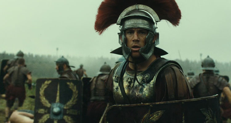 The Eagle 2011 Movie Scene Channing Tatum as Marcus wearing a roman armor