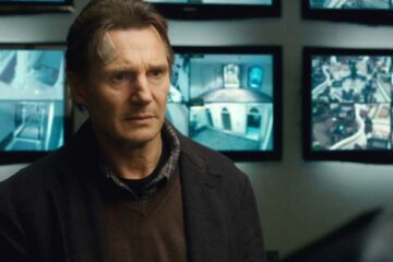 Unknown 2011 Movie Scene Liam Neeson as Dr. Martin Harris trying to prove his identity to hotel security