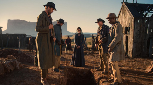 The Salvation [2014] Movie Eva Green burial scene