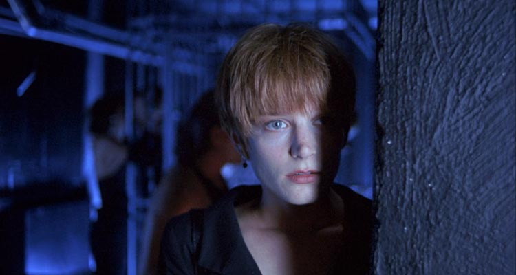 Single White Female 1992 Movie Scene Bridget Fonda as Allison in a S & M fetish nightclub