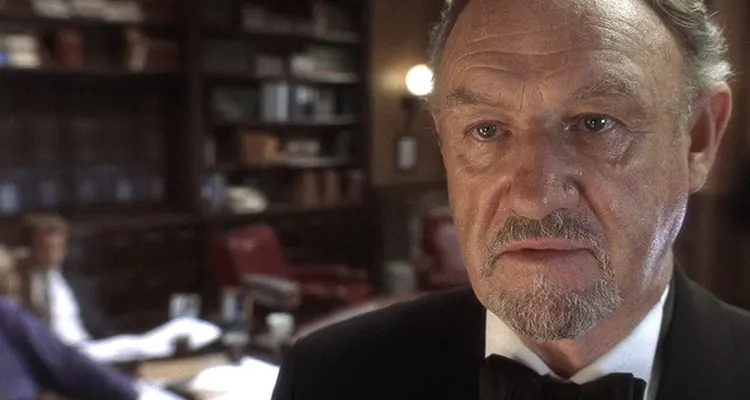 Under Suspicion 2000 Movie Scene Gene Hackman as Henry Hearst during interrogation