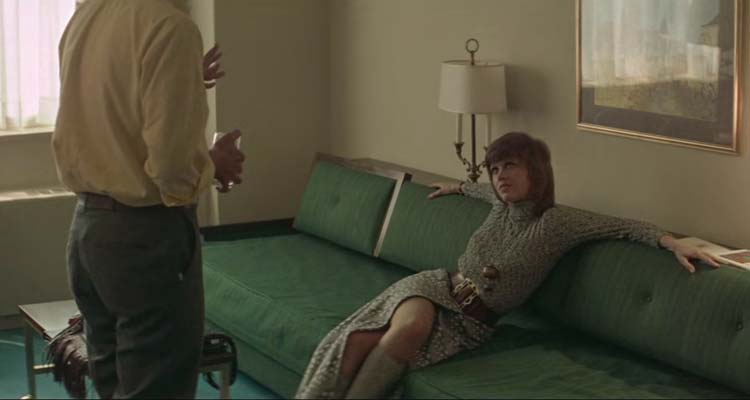 Klute 1971 Movie Scene Jane Fonda as Bree Daniels a call girl talking to her client