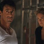 The Specialist 1994 Movie Scene Sylvester Stallone as Ray, an explosive expert and Sharon Stone as May Munro