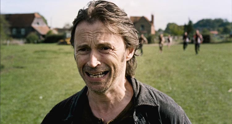28 Weeks Later 2007 Movie Scene Robert Carlyle as Don running from the zombies