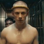 A Prayer Before Dawn 2017 Movie Scene Joe Cole as Billy Moore getting ready for the Muay Thai fight in the prison