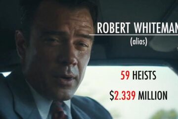 Bandit 2022 Movie Scene Josh Duhamel as Gilbert Galvan Jr/Robert Whiteman explaining how he became Canada's most notorious bank robber with 59 successful heists