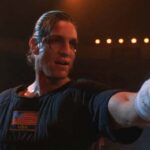 Best of the Best 1989 Movie Scene Eric Roberts as Alex Grady during the taekwondo fight with the Korean team