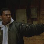 Get Rich or Die Tryin 2005 Movie Scene 50 Cent holding a gun during a robbery