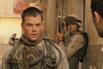 Green Zone 2010 Movie Scene Matt Damon as Miller in Iraq looking for WMDs