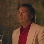 The Apprentice 2024 Movie Scene Sebastian Stan as Donald Trump at Mar-a-Lago