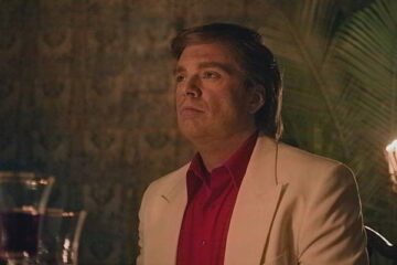 The Apprentice 2024 Movie Scene Sebastian Stan as Donald Trump at Mar-a-Lago