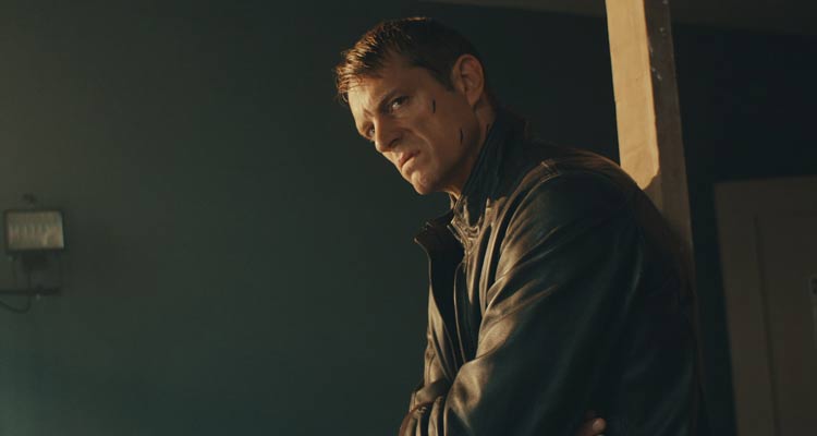 The Silent Hour 2024 Movie Scene Joel Kinnaman as Detective Frank Shaw