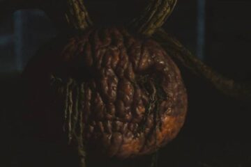 Carved 2024 Movie Scene A killer pumpkin looking for revenge and its next victim