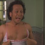 The Hot Chick 2002 Movie Scene Rob Schneider as Clive Maxtone / Man Jessica Spencer looking at his tits in the mirror