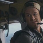 Flight Risk 2025 Movie Scene Mark Wahlberg as Daryl flying the airplane
