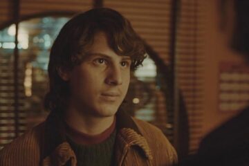 Gomorrah The Origins 2026 Series Scene Luca Lubrano as Pietro Savastano learning from his mentor about mafia and crime