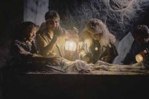Grave Robbers 1989 Movie Scene A young gang robbing the tomb of a monastery